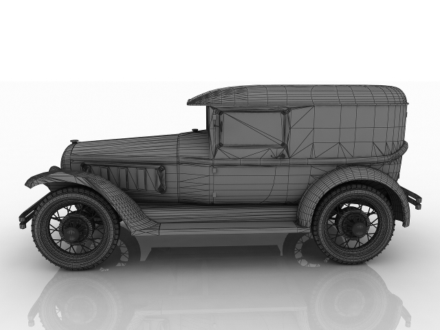 Pearce vintage car 3D model