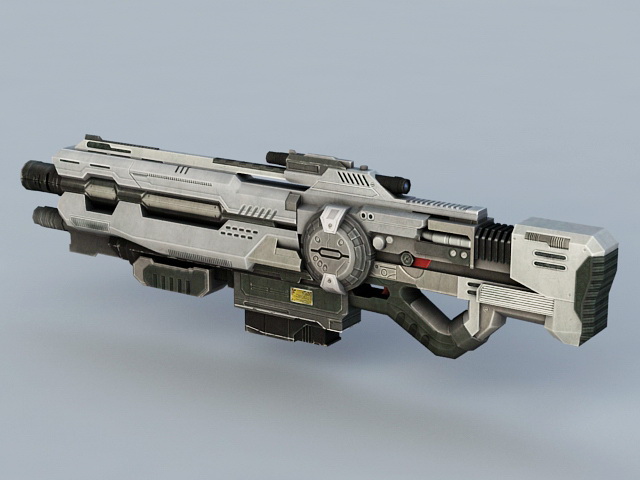 Sci-Fi Shotgun 3D model