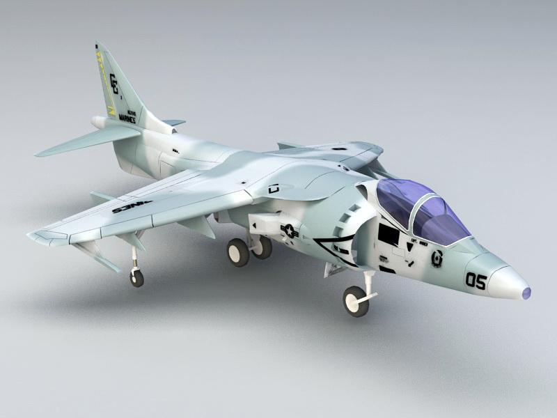 Sea Harrier 3D model