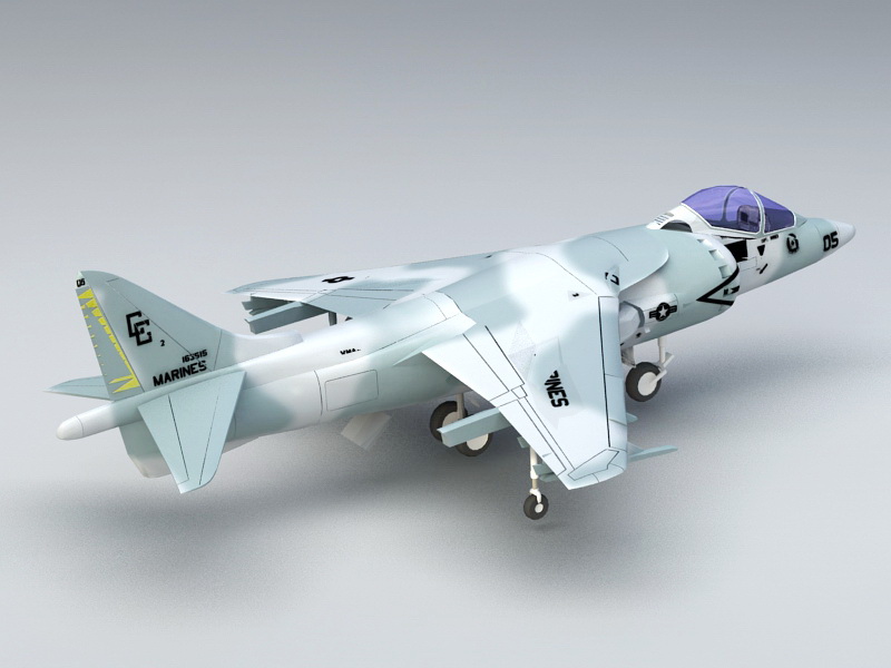 Sea Harrier 3D model