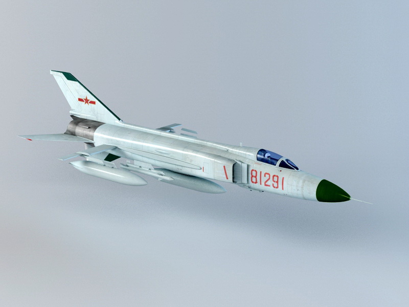 Shenyang J-8 3D model