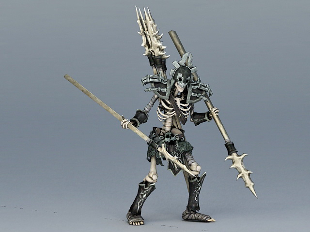 Skeleton Spearman 3D model