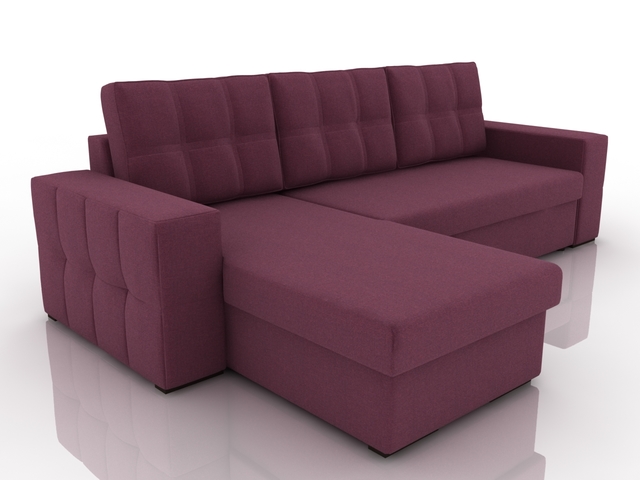 Small corner sofa 3D model