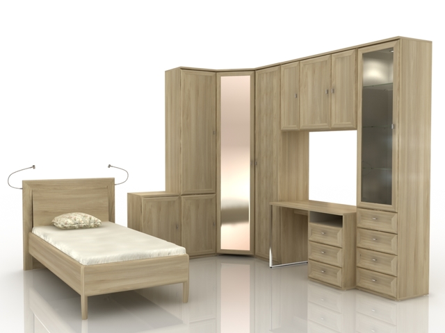 Teenage Furniture set 3D model