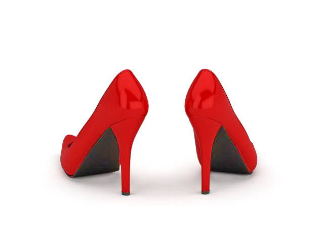 Women High Heels shoes 3D model