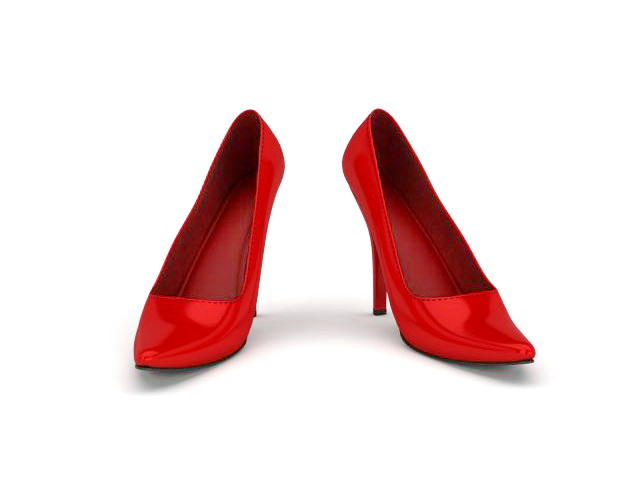 Women High Heels shoes 3D model