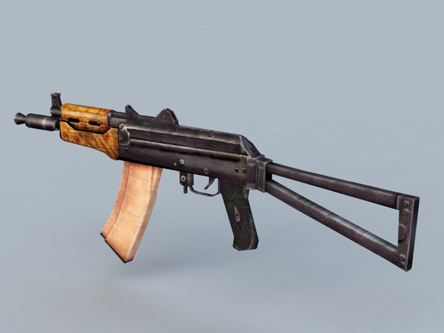 AKS 74U Carbine 3D model
