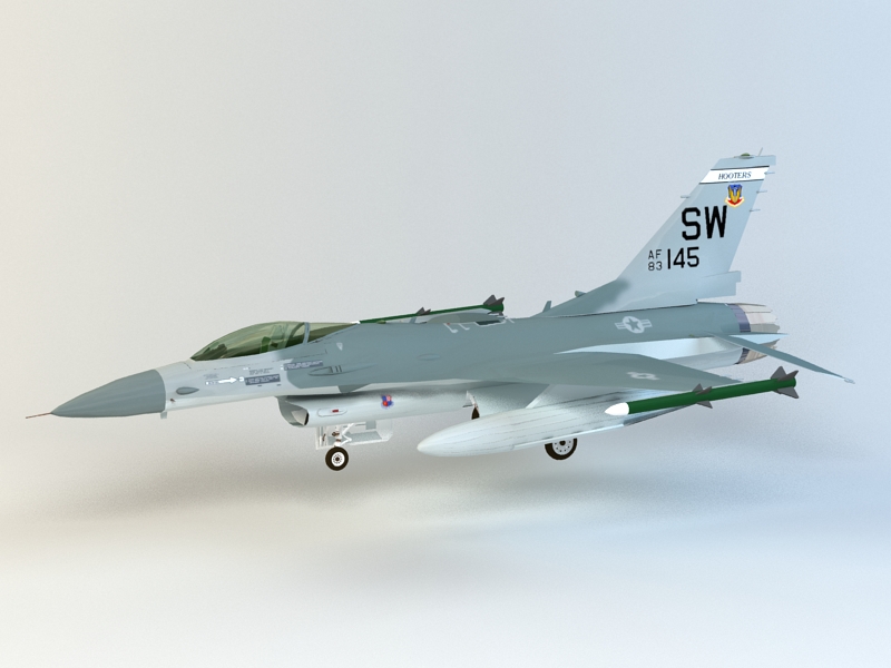 General Dynamics F-16 Fighting Falcon 3D model