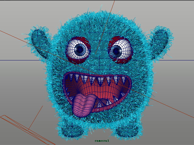 Plush Monster 3D model