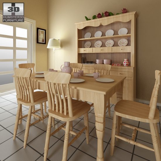 Dining Room Furniture Set 3D model