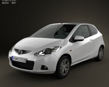 Mazda Demio (Mazda2) 3-door 3D Model