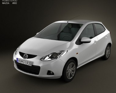 Mazda Demio (Mazda2) 5-door 2010 3D model