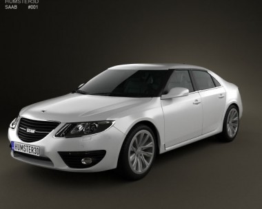 Saab 9-5 2010 3D Model