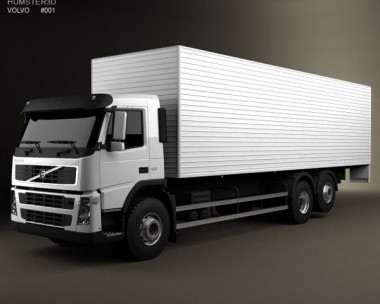 Volvo FM Truck 6×2 Delivery 2010 3D Model