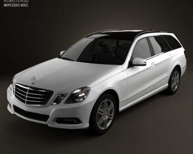 Mercedes-Benz E-Class 2010 Estate 3D Model