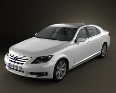 Lexus LS (XF40) 600h 2010 3D Model