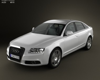 Audi A6 (C6) sedan 2011 3D Model