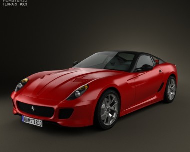 Ferrari 599 GTO 2011 3D Model