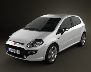 Fiat Punto Evo 5-door 2010 3D model