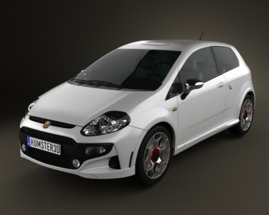 Fiat Punto Evo Abarth 3D Model