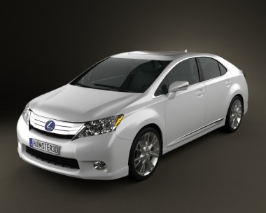 Lexus HS 2010 3D Model