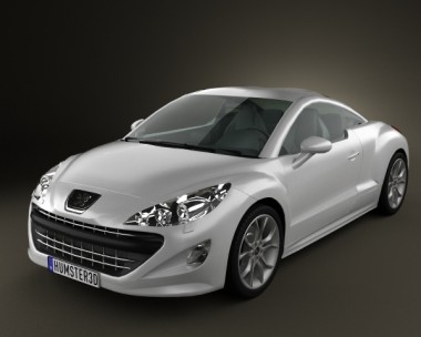 Peugeot 308 RCZ 2011 3D Model