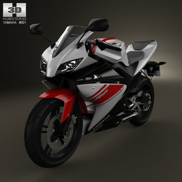 Yamaha YZF-R125 2019 3D model