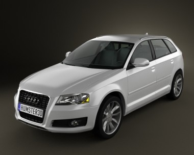 Audi A3 Sportback 2011 3D model