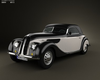 BMW 327 cabriolet 1937 3D Model