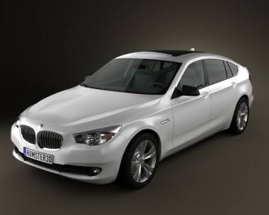 BMW 5 series Gran Turismo 2011 3D Model