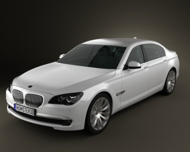 BMW 7 Series Sedan 2011 3D model