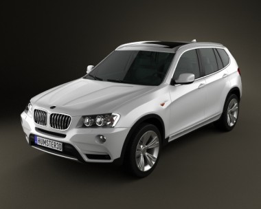 BMW X3 2011 3D model