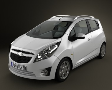 Chevrolet Spark (Beat) 2010 3D Model