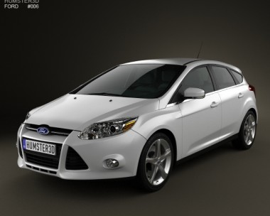 Ford Focus Hatchback 2011 3D Model