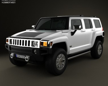 Hummer H3 3D Model