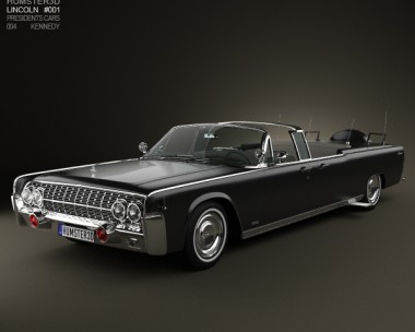 Lincoln Continental X-100 1961 3D Model