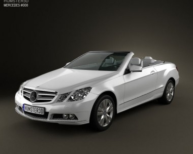 Mercedes-Benz E-Class cabrio 2011 3D Model