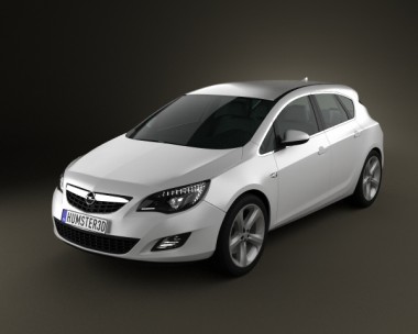 Opel Astra J 2011 3D model