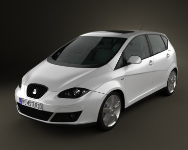 Seat Altea 2010 3D model