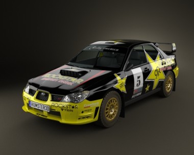 Subaru Impreza WRX STI 2006 3D Model