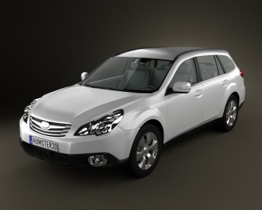 Subaru Outback 2010 3D Model