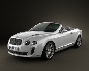 Bentley Continental Supersport convertible 3D Model