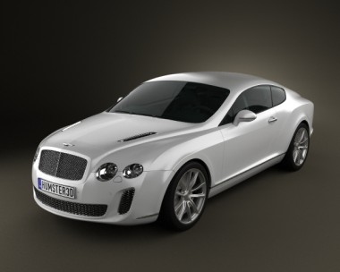 Bentley Continental Supersport coupe 3D Model