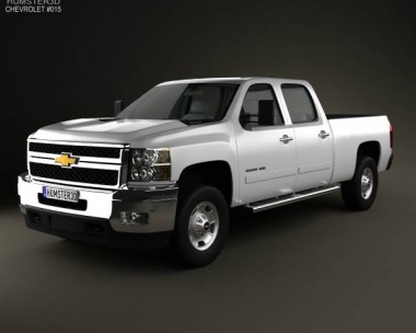 Chevrolet Silverado Crew Cab Standard Bed 3D Model