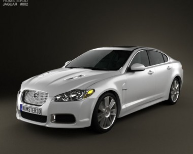 Jaguar XFR 2011 3D Model