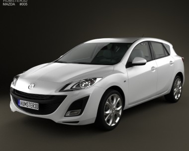 Mazda 3 hatchback 2011 3D Model