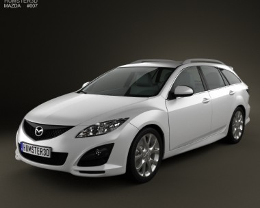 Mazda 6 Wagon 2011 3D model