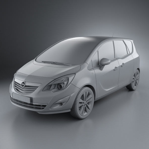 Opel Meriva B 2011 3D model