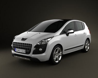 Peugeot 3008 2010 3D model