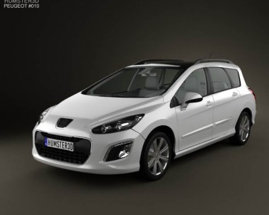 Peugeot 308 SW 2012 3D model